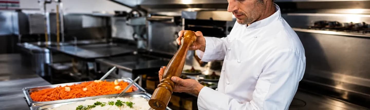Catering kitchen line